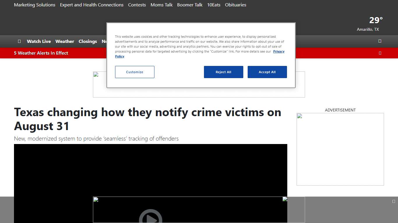 Texas will switch from VINELink to SAVNS on Aug. 31